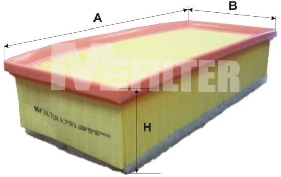 Воздушный фильтр MANN-FILTER арт. K 793